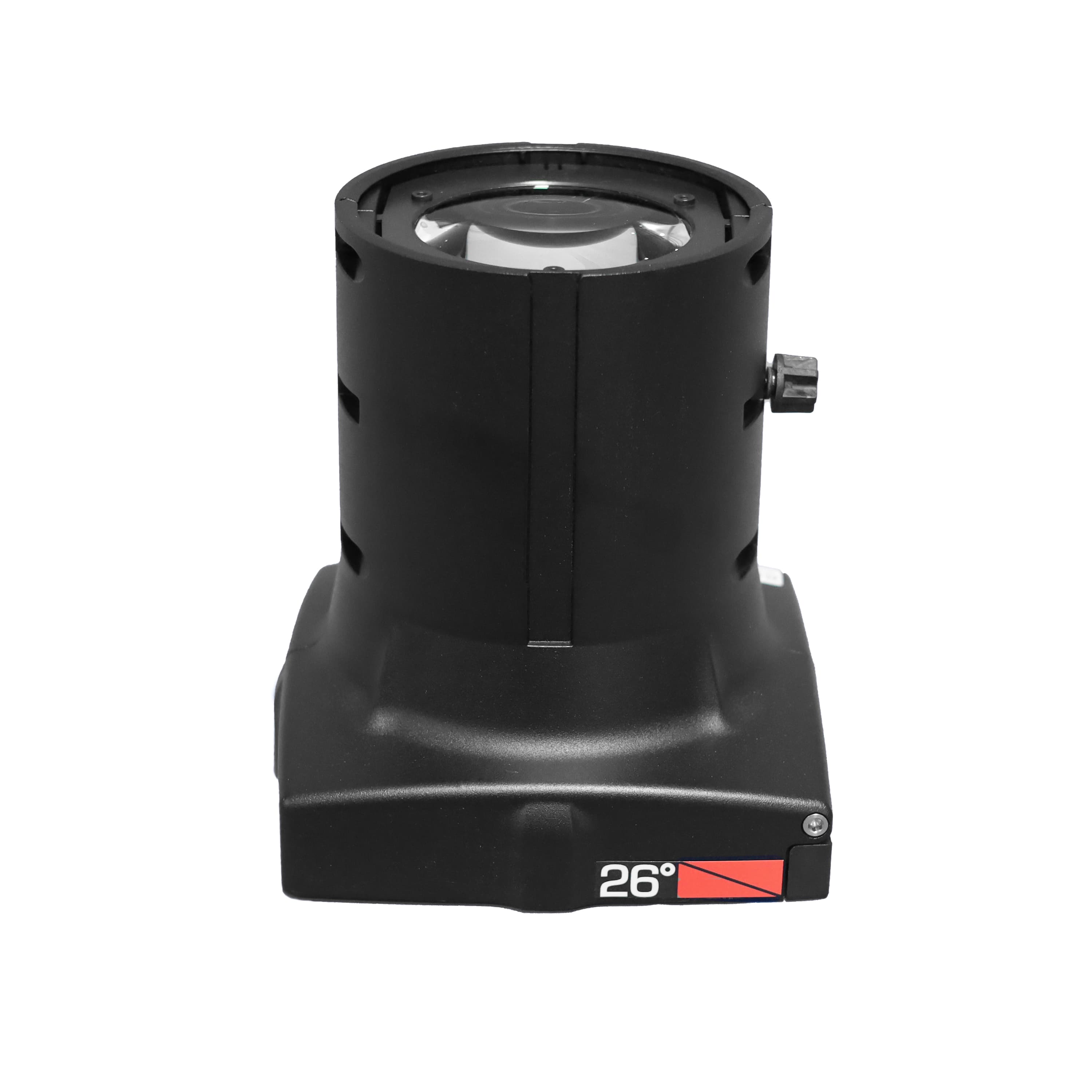 26º XDLT Lens tube with media frame (7.5" / 190mm) - Black